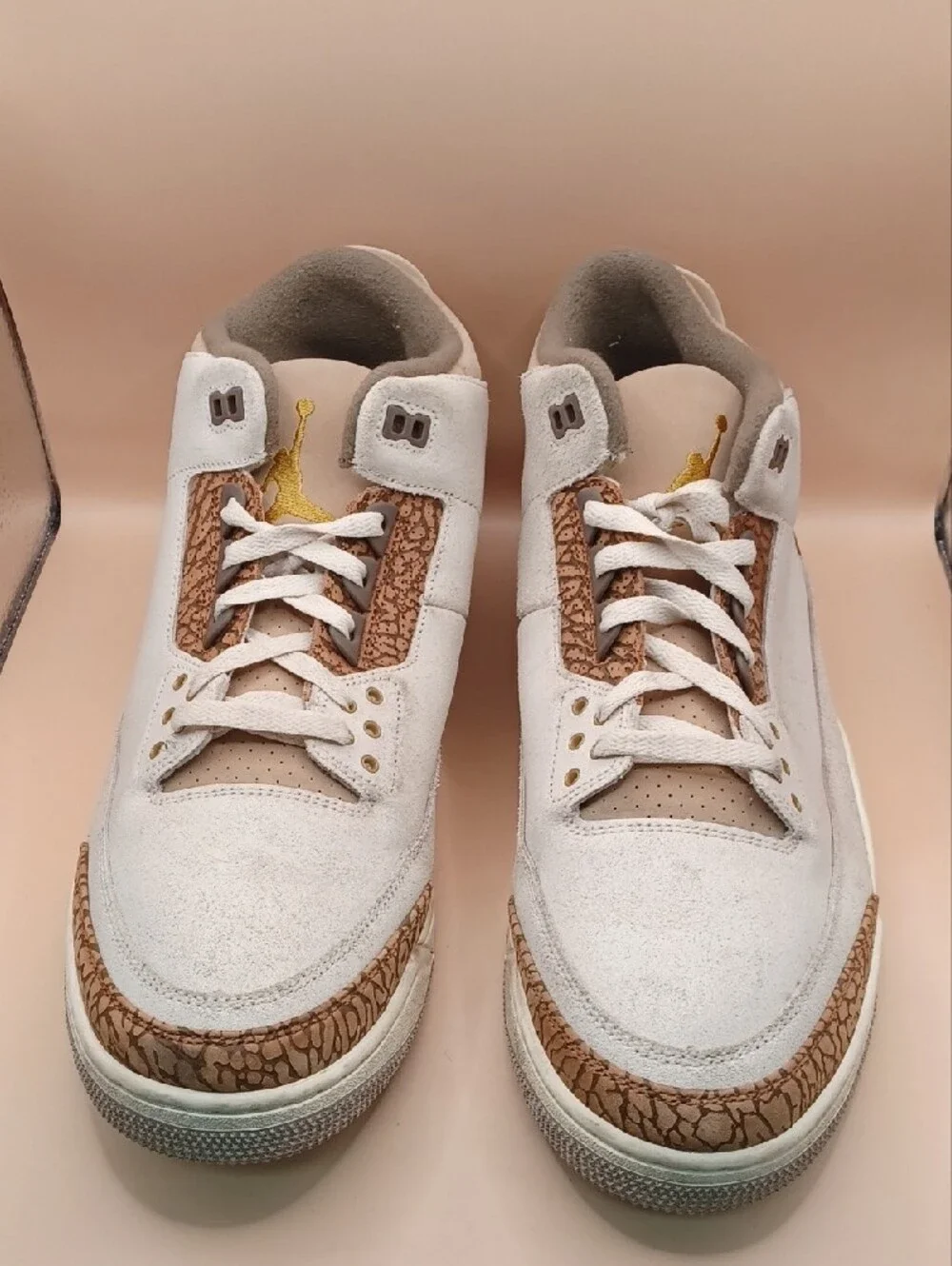 Pre-Owned Nike Air Jordan 3 Retro Sneaker-Palomino Men Size 14 US CT8532-102